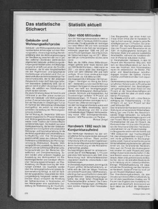 Statistik aktuell
