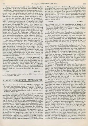202-203 [Rezension] Lais, Hermann, Die Gnadenlehre des Hl. Thomas in der Summa Contra Gentiles und der Kommentar des Franziskus Sylvestris von Ferrara