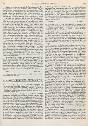 202-203 [Rezension] Lais, Hermann, Die Gnadenlehre des Hl. Thomas in der Summa Contra Gentiles und der Kommentar des Franziskus Sylvestris von Ferrara