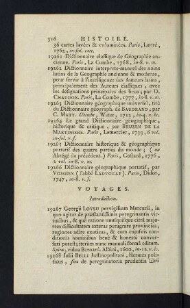 316-321, Voyages