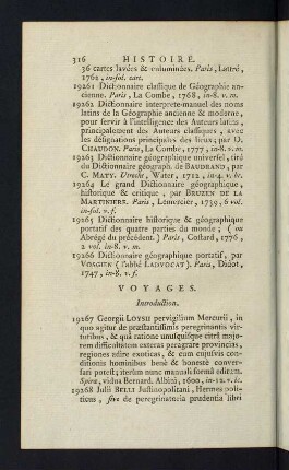 316-321, Voyages