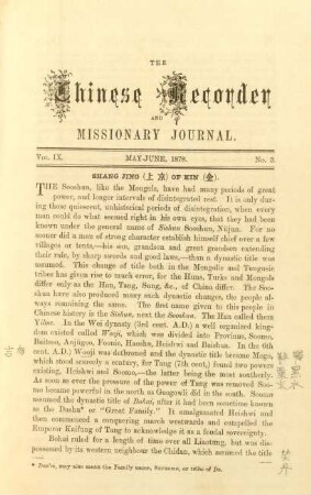 No. 3. May - June, 1878