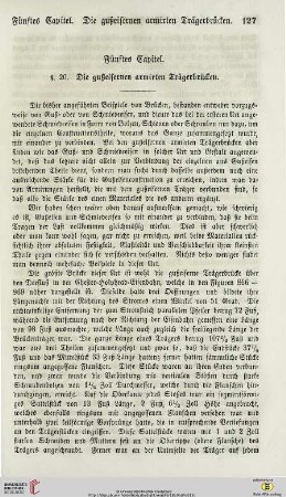 Fünftes Capitel: Die gußeisernen armirten Trägerbrücken