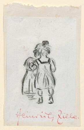 Mädchen in Rückansicht