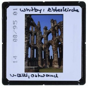 Whitby, Abtei : Ostwand nördliches Querhaus