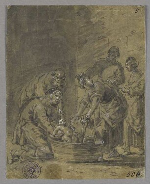 Eulenspiegels Bad, aus: "Geschichte des Till Eulenspiegel"