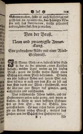 Von der Brust.