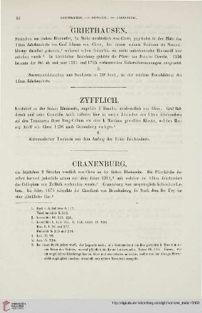 [Griethausen, Zyfflich, Cranenburg]