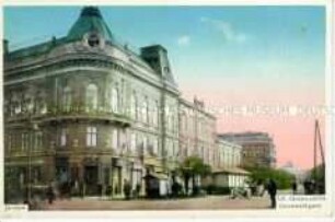 Grunwaldgasse in der polnischen Stadt Jaroslaw (1914 unter russischer Oberhoheit)
