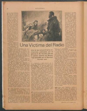 Una víctima del radio
