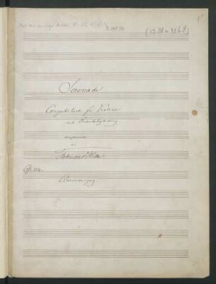Serenade. Arr.; vl, pf; F-Dur