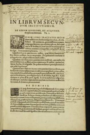 In Librum Secundum Institutionum.