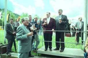Freiburg im Breisgau: Eröffnung der Badischen Landwirtschaftsschau [mit Erwin Teufel und Rolf Böhme]