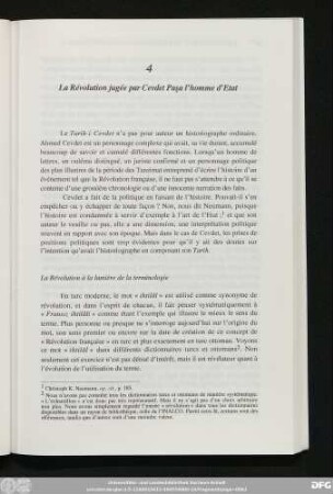 4 La Révolution jugée par Cevdet Paşa l'homme d'Etat