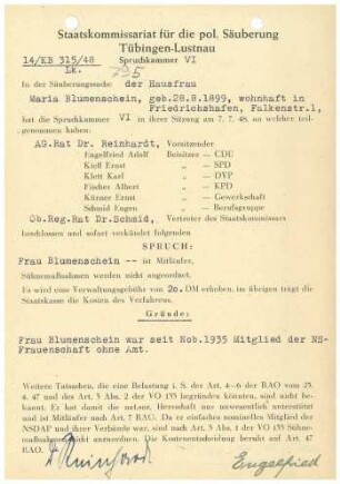 Blumenschein, Maria