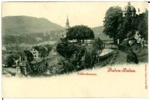 Baden-Baden. Schlossterasse