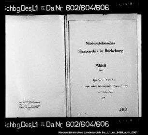 Differenzen mit dem Bistum Minden wegen angeblicher Unter- schlagung des Zolls zu Lahde seitens der Kinder des Johann Schriver aus Sachsenhagen