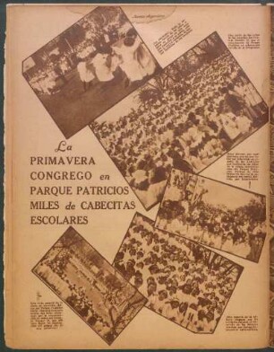 La primavera congrego en Parque Patricios miles de cabecitas escolares [Fotografías]