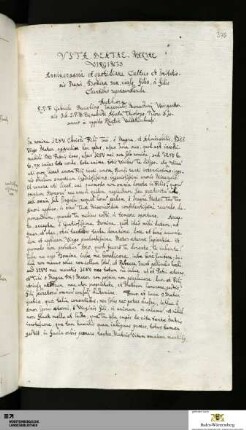 Gabriel Bucelin: Vita Beatae Mariae Virginis