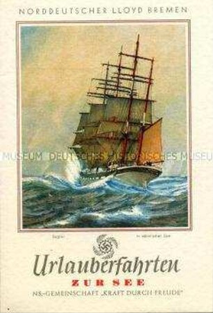 Speisekarte von Bord des KdF-Dampfers "Sierra Cordoba"