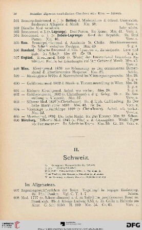 II. Schweiz (Nr. 607-1024)