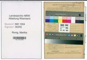 Entnazifizierung Martha Ronig , geb. 01.05.1920 (Kaufmann)