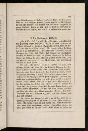 319 324, 2. Die Anfänge in Bethesda