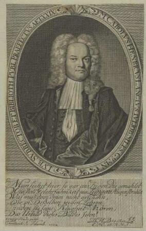 Bildnis des Carolus Henricus Langius