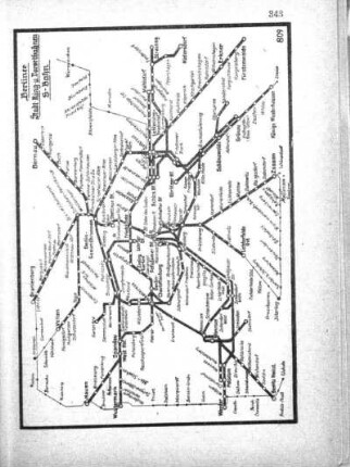 Karte: Berliner Stadt-Ring- u. Vorortbahnen S-Bahn