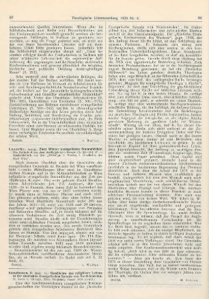 87-88 [Rezension] Kamphausen , H., Geschichte des religiösen Lebens in der deutschen Evangelischen Synode von Nord-Amerika