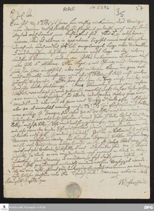 Brief von Justus Samuel Scharschmidt an August Hermann Francke.