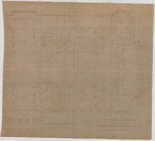 Thiersch, Friedrich von; Wiesbaden; Kurhaus - Grundriss EG