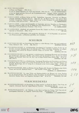 Scheiben (Nr. 197-202)