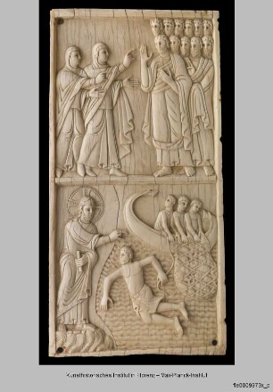Verkündigung der Auferstehung Christi an die Apostel und Erscheinung Christi am See Genezareth - SA31