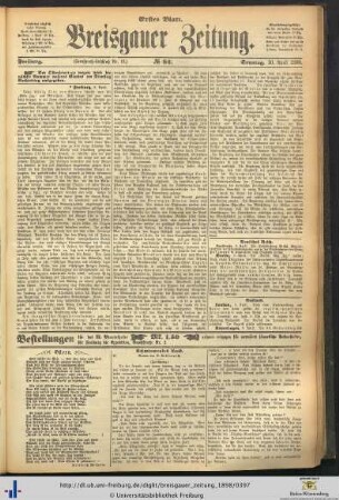 10.04.1898 (Erstes Blatt)