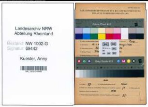 Entnazifizierung Anny Kuester, geb. 19.01.1913 ()