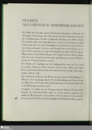 Hecken Als Lebendige Einfriedungen