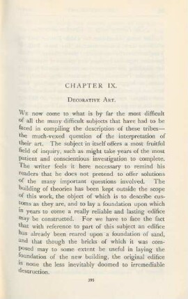 Chapter IX. Decorative art