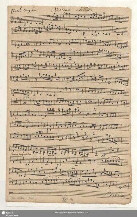 Violino. Secundo.
