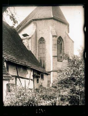 evangelische Kirche; Chor von aussen