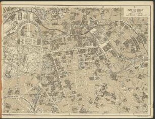 Plan von Berlin: innere Stadt