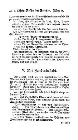 V. Die Friedrichsstadt