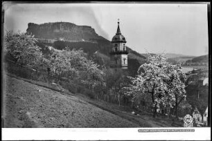 Stadt Königstein mit Lilienstein