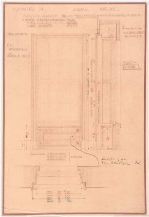 Auswärtiges Amt, Berlin-Mitte Umbau: Fenster mit Heizkörperverkleidung 1:10