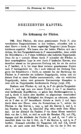 XIII. Kapitel. Die Krümmung der Flächen.