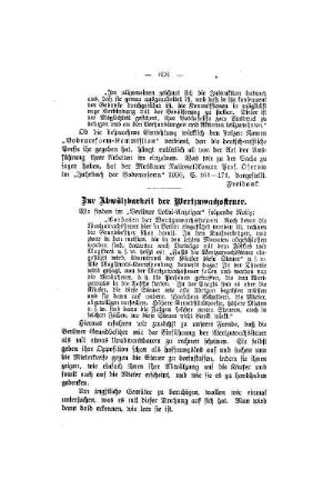Zur Abwälzung der Wertzuwachssteuer