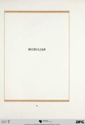 Mobiliar (Nr. 370-440)