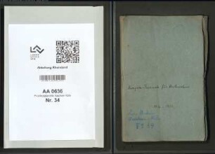 Ausgabejournal für Archivalien