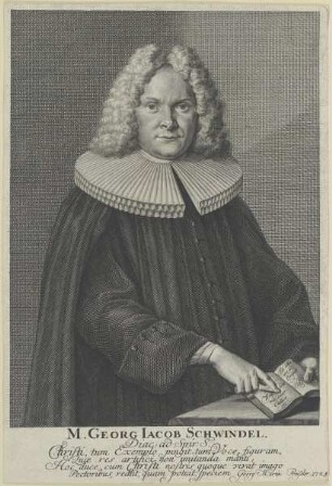 Bildnis des Georg Iacob Schwindel