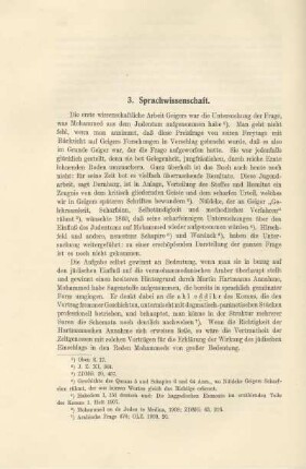 3. Sprachwissenschaft